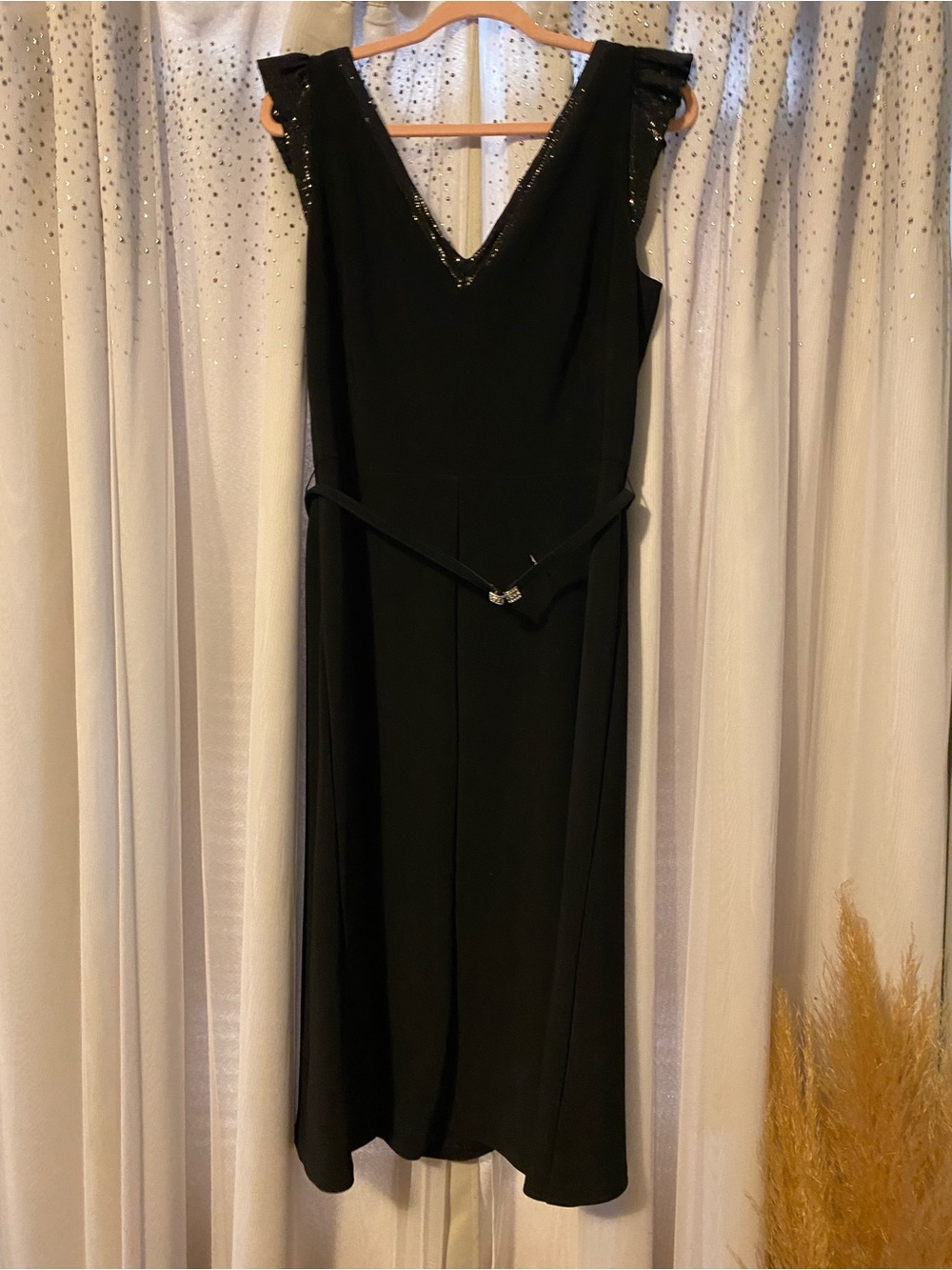 RALPH LAUREN NWOT WOMEN’S SIZE 14 BLACK COCKTAIL DRESS